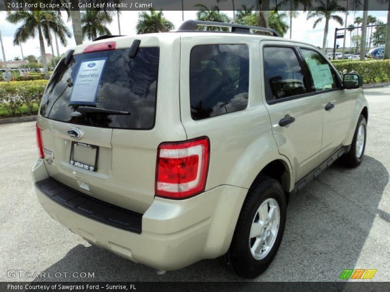 Gold Leaf Metallic / Camel 2011 Ford Escape XLT