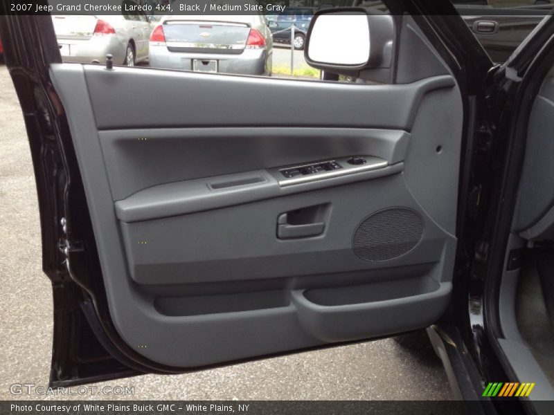 Black / Medium Slate Gray 2007 Jeep Grand Cherokee Laredo 4x4