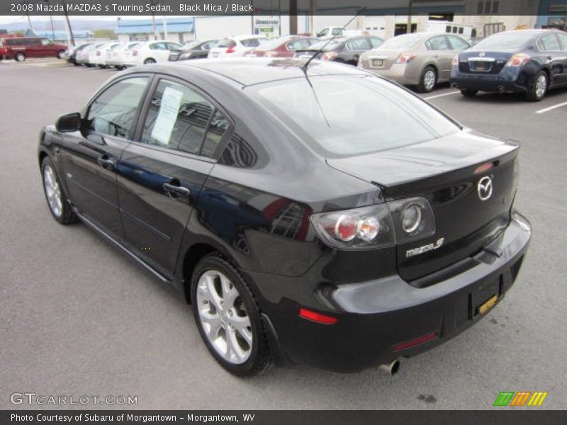 Black Mica / Black 2008 Mazda MAZDA3 s Touring Sedan