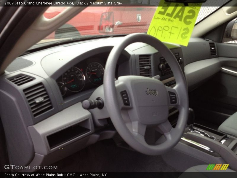 Black / Medium Slate Gray 2007 Jeep Grand Cherokee Laredo 4x4