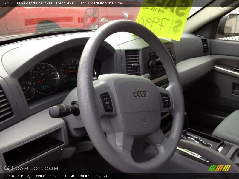 Black / Medium Slate Gray 2007 Jeep Grand Cherokee Laredo 4x4