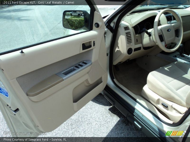Gold Leaf Metallic / Camel 2011 Ford Escape XLT