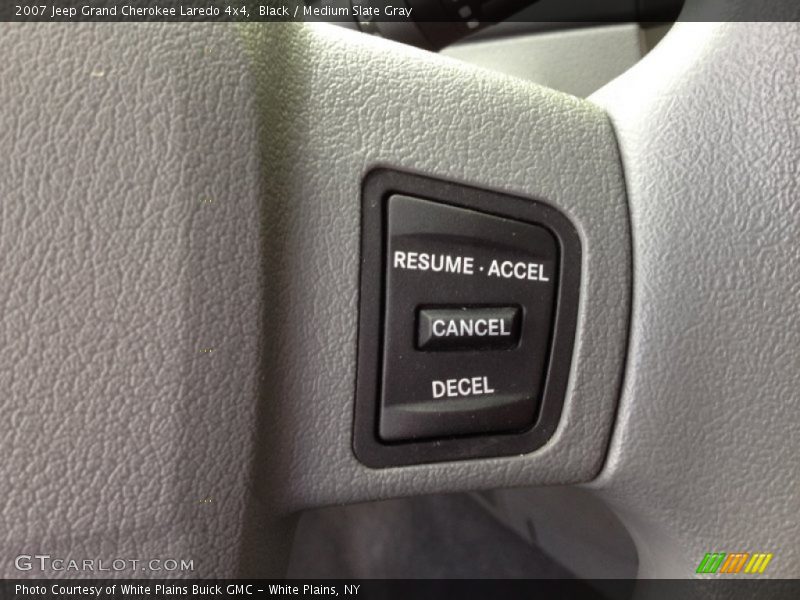 Black / Medium Slate Gray 2007 Jeep Grand Cherokee Laredo 4x4