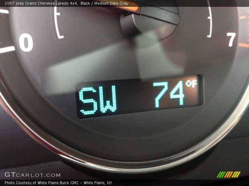 Black / Medium Slate Gray 2007 Jeep Grand Cherokee Laredo 4x4