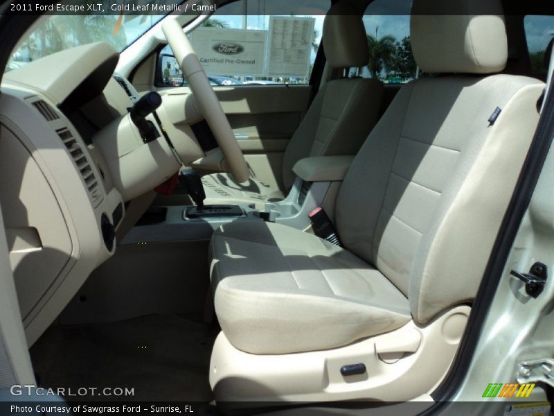 Gold Leaf Metallic / Camel 2011 Ford Escape XLT