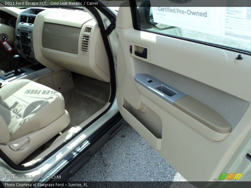 Gold Leaf Metallic / Camel 2011 Ford Escape XLT