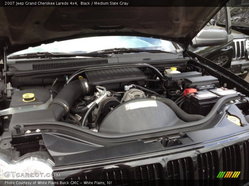 Black / Medium Slate Gray 2007 Jeep Grand Cherokee Laredo 4x4