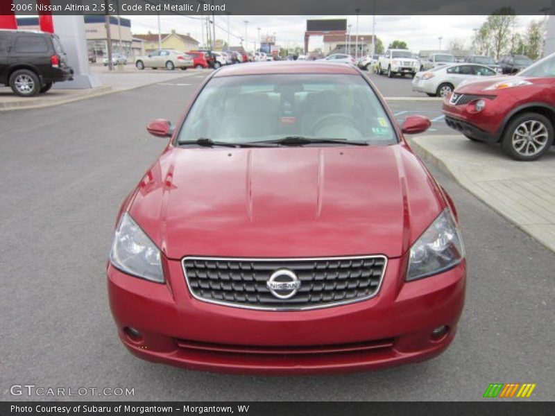 Code Red Metallic / Blond 2006 Nissan Altima 2.5 S