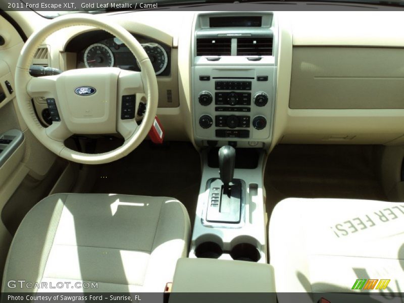Gold Leaf Metallic / Camel 2011 Ford Escape XLT
