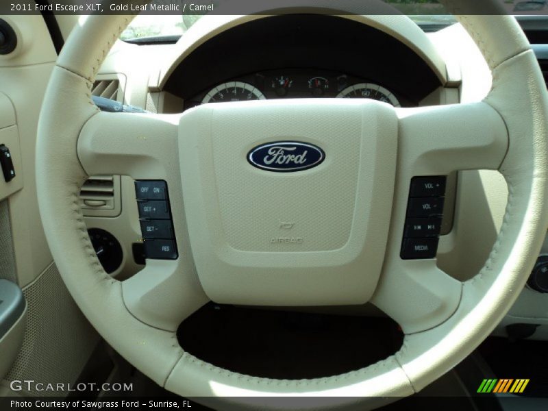 Gold Leaf Metallic / Camel 2011 Ford Escape XLT