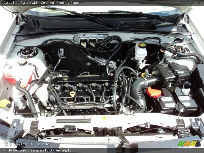 Gold Leaf Metallic / Camel 2011 Ford Escape XLT