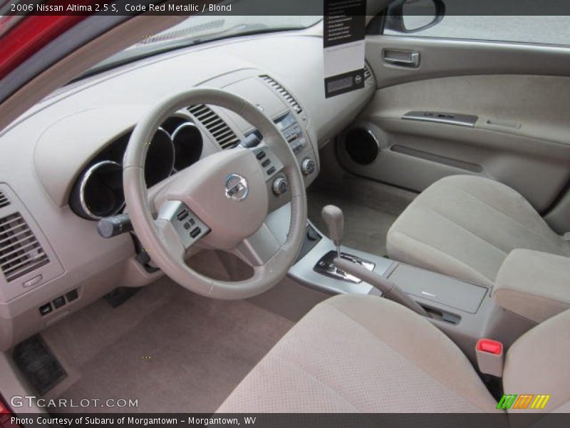 Code Red Metallic / Blond 2006 Nissan Altima 2.5 S