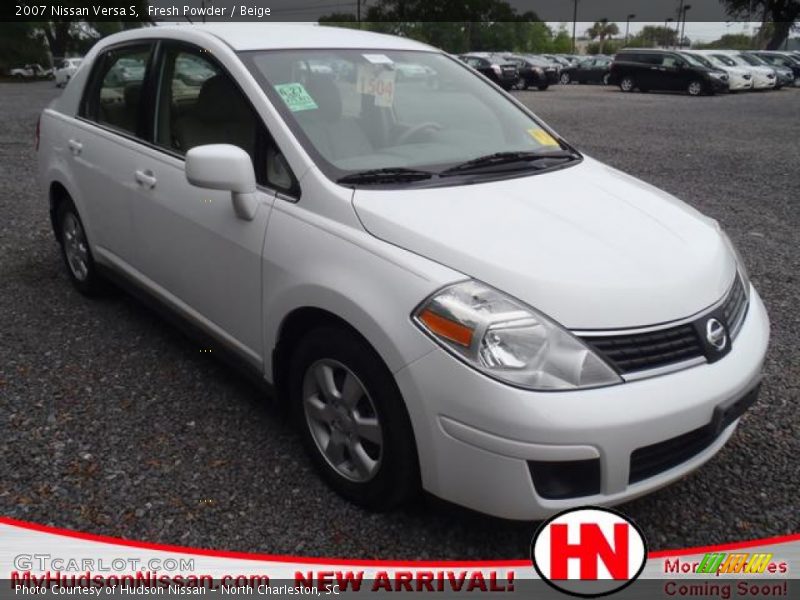Fresh Powder / Beige 2007 Nissan Versa S