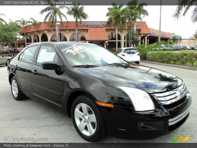 Black / Charcoal Black 2007 Ford Fusion SE V6