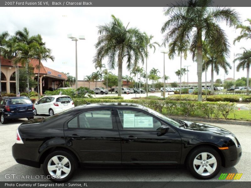 Black / Charcoal Black 2007 Ford Fusion SE V6