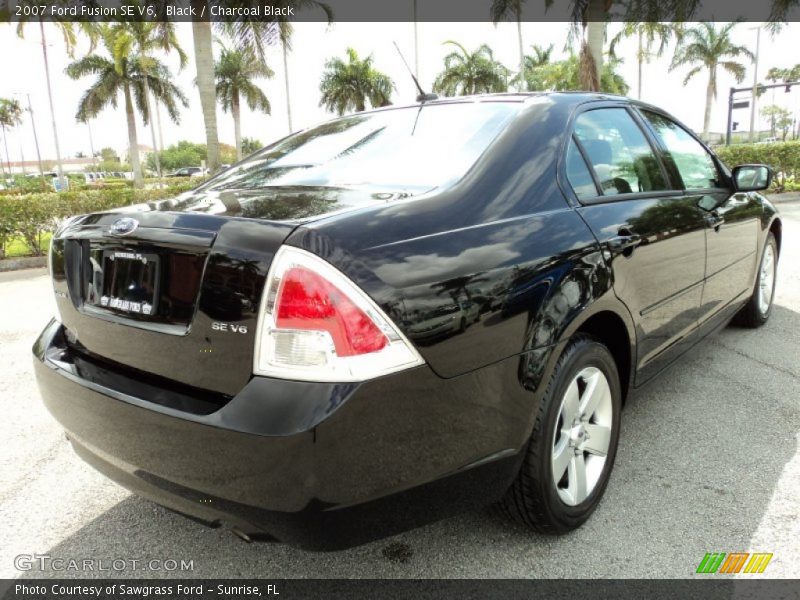 Black / Charcoal Black 2007 Ford Fusion SE V6