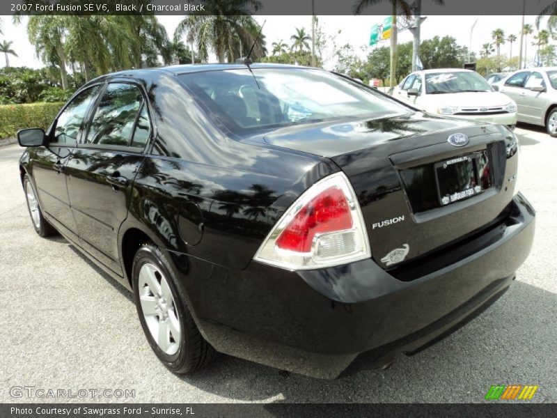 Black / Charcoal Black 2007 Ford Fusion SE V6