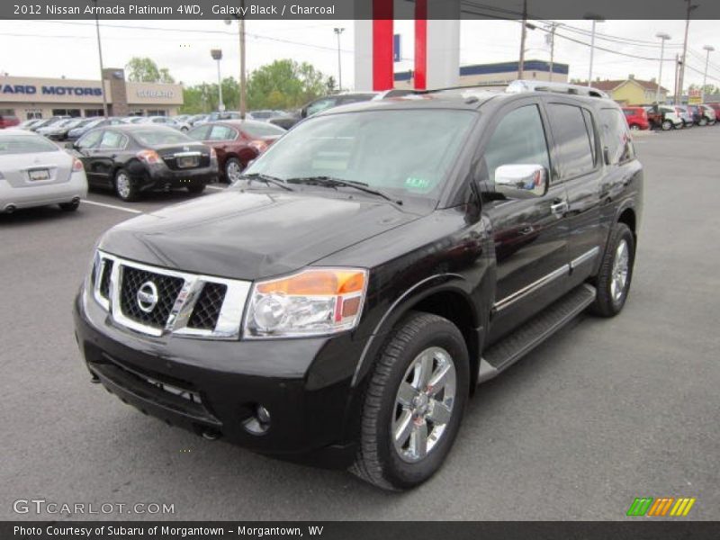 Galaxy Black / Charcoal 2012 Nissan Armada Platinum 4WD