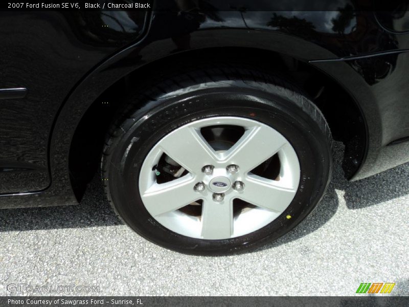 Black / Charcoal Black 2007 Ford Fusion SE V6