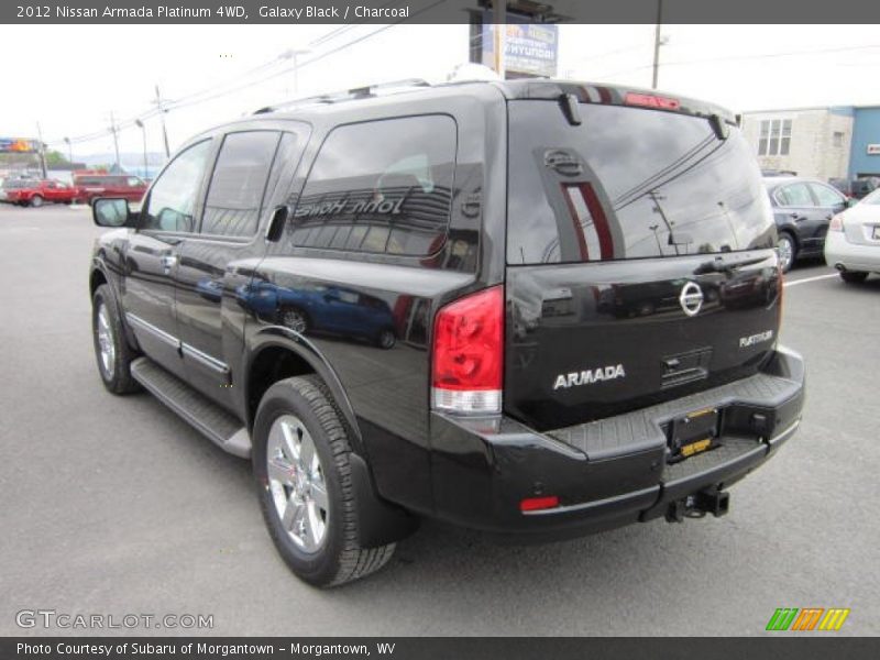 Galaxy Black / Charcoal 2012 Nissan Armada Platinum 4WD