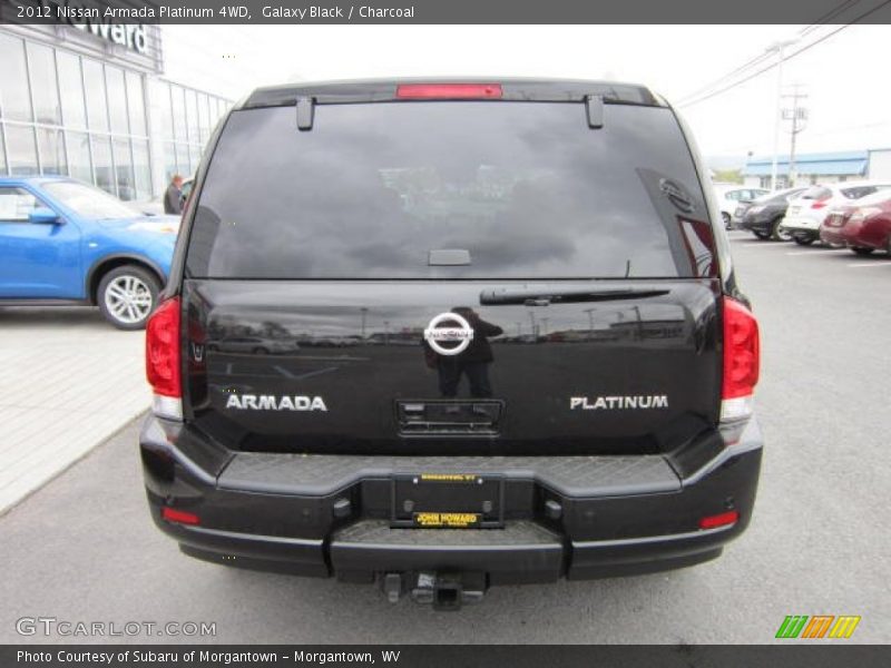 Galaxy Black / Charcoal 2012 Nissan Armada Platinum 4WD