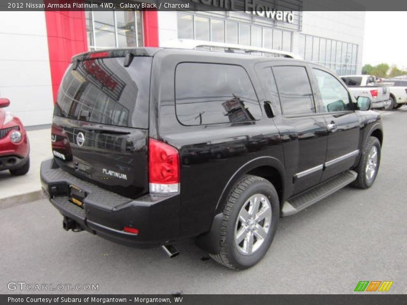 Galaxy Black / Charcoal 2012 Nissan Armada Platinum 4WD
