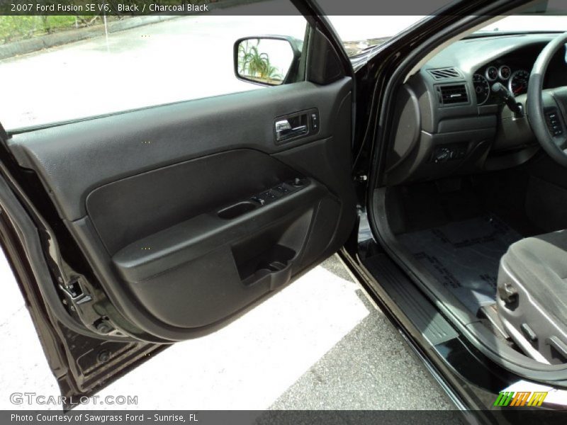 Black / Charcoal Black 2007 Ford Fusion SE V6