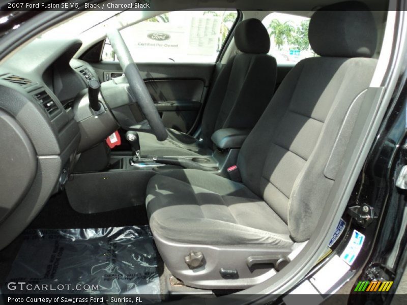 Black / Charcoal Black 2007 Ford Fusion SE V6