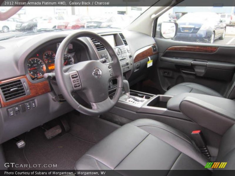 Galaxy Black / Charcoal 2012 Nissan Armada Platinum 4WD