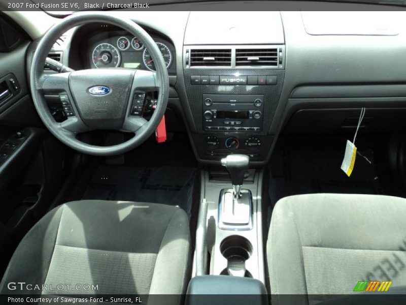 Black / Charcoal Black 2007 Ford Fusion SE V6