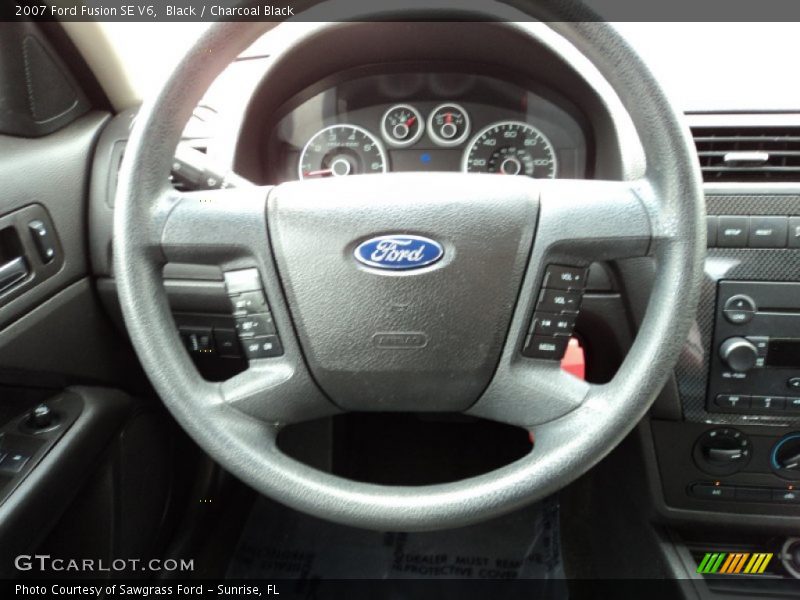 Black / Charcoal Black 2007 Ford Fusion SE V6