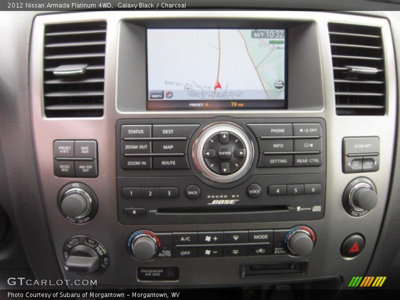 Galaxy Black / Charcoal 2012 Nissan Armada Platinum 4WD
