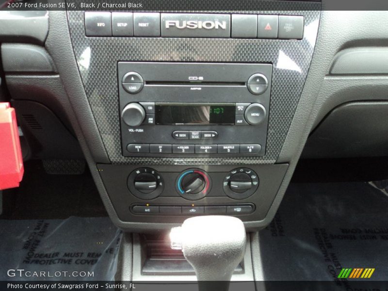Black / Charcoal Black 2007 Ford Fusion SE V6