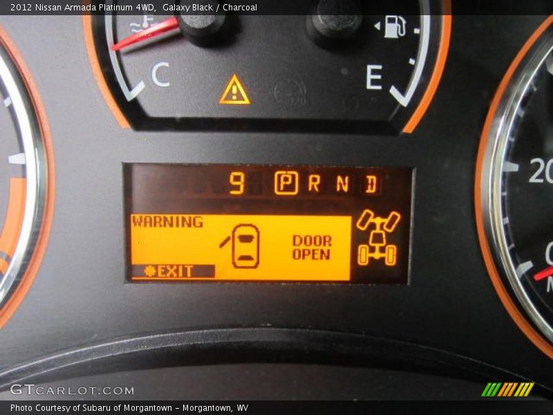 Galaxy Black / Charcoal 2012 Nissan Armada Platinum 4WD