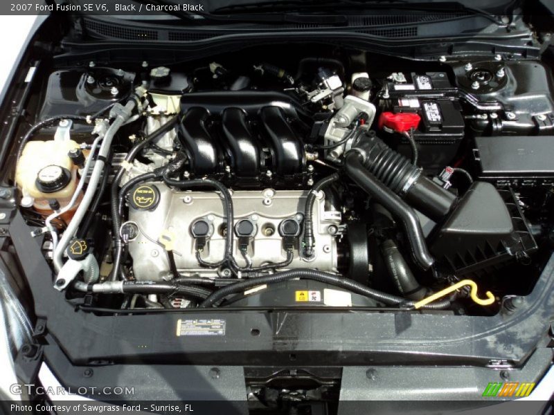 Black / Charcoal Black 2007 Ford Fusion SE V6