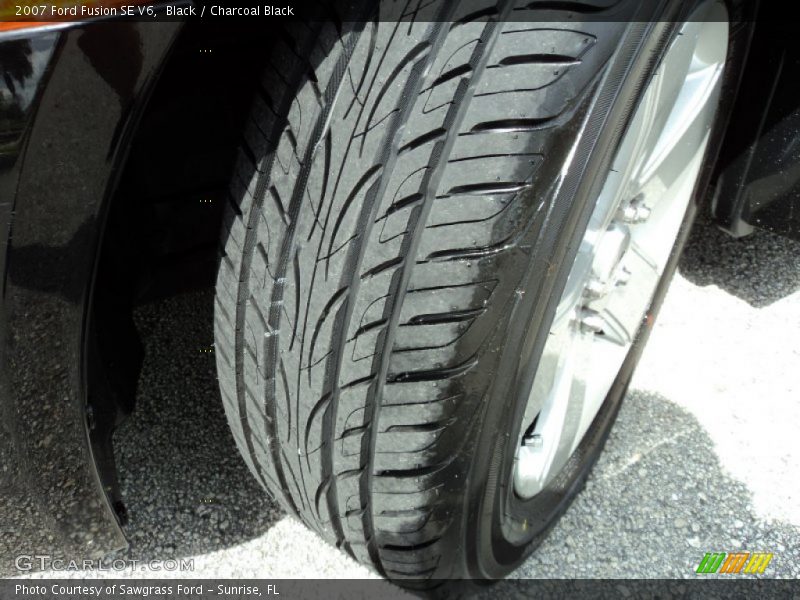 Black / Charcoal Black 2007 Ford Fusion SE V6