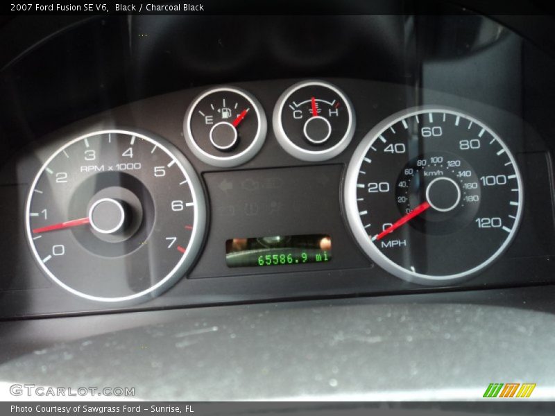 Black / Charcoal Black 2007 Ford Fusion SE V6