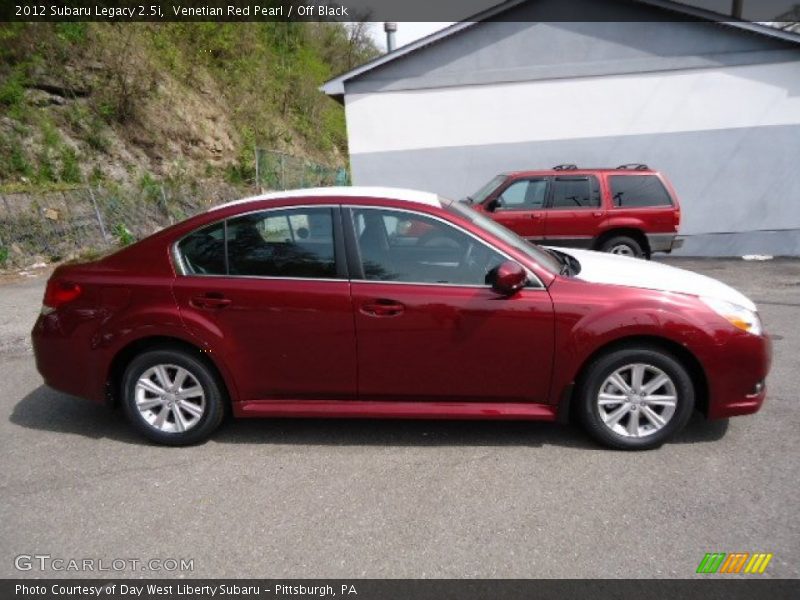 Venetian Red Pearl / Off Black 2012 Subaru Legacy 2.5i