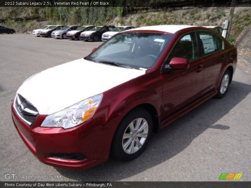 Venetian Red Pearl / Off Black 2012 Subaru Legacy 2.5i