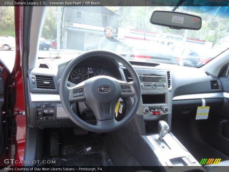 Venetian Red Pearl / Off Black 2012 Subaru Legacy 2.5i