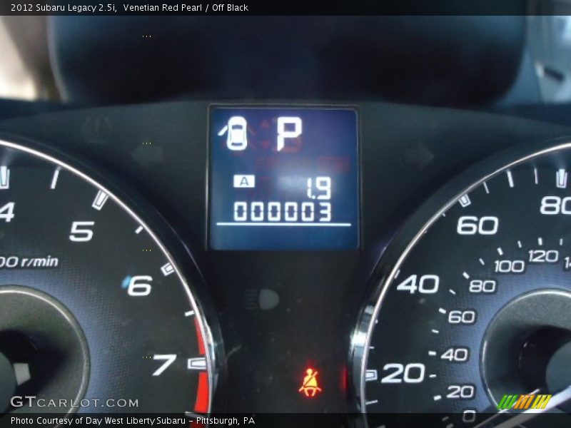 Venetian Red Pearl / Off Black 2012 Subaru Legacy 2.5i