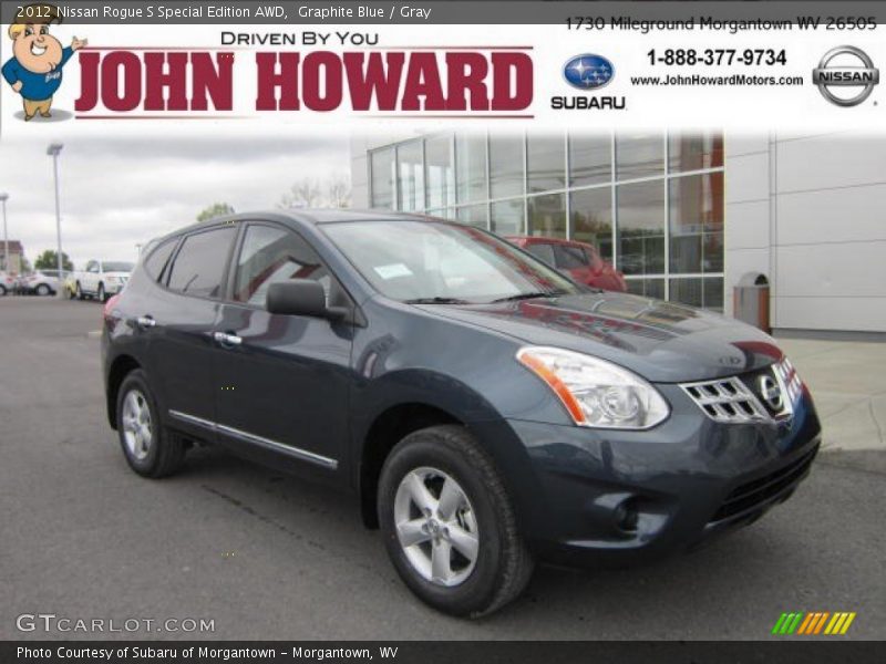 Graphite Blue / Gray 2012 Nissan Rogue S Special Edition AWD