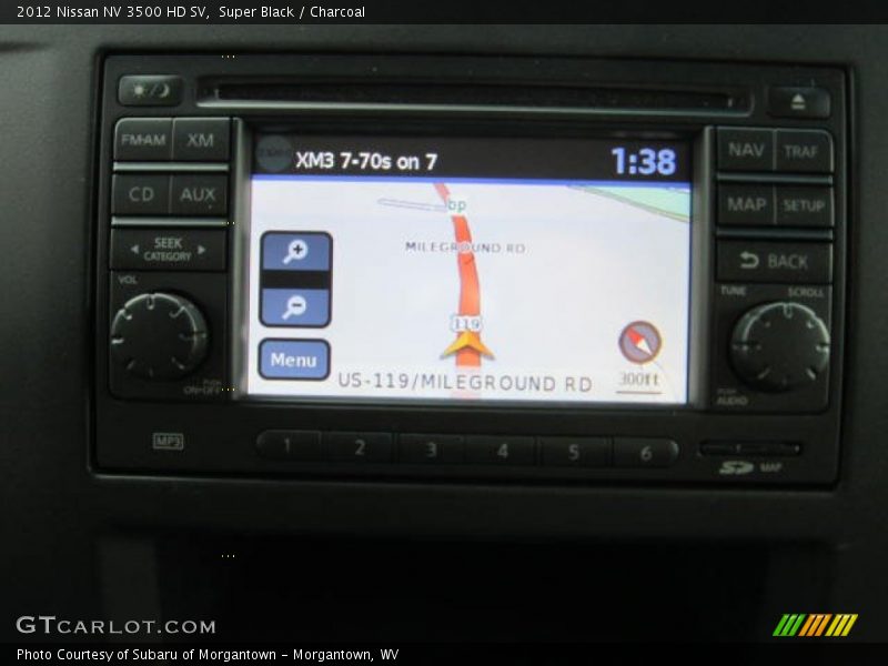Navigation of 2012 NV 3500 HD SV