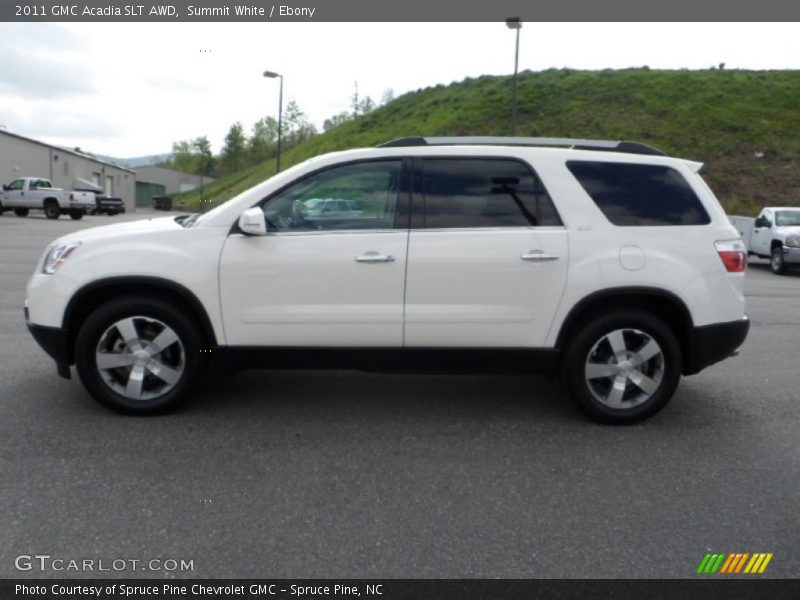 Summit White / Ebony 2011 GMC Acadia SLT AWD