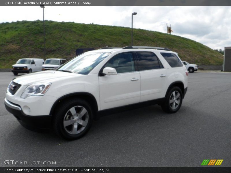 Summit White / Ebony 2011 GMC Acadia SLT AWD