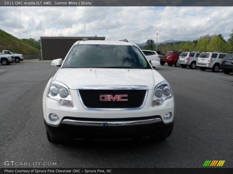Summit White / Ebony 2011 GMC Acadia SLT AWD