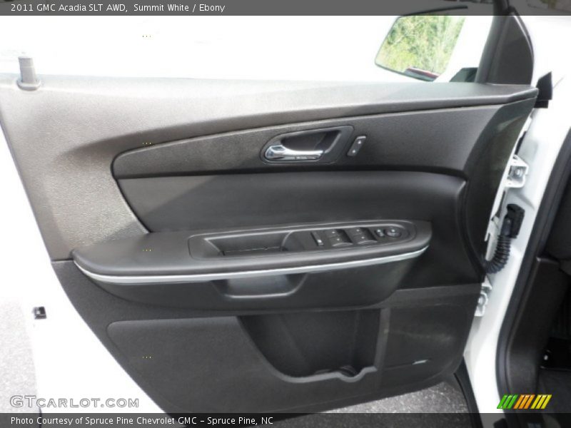 Summit White / Ebony 2011 GMC Acadia SLT AWD