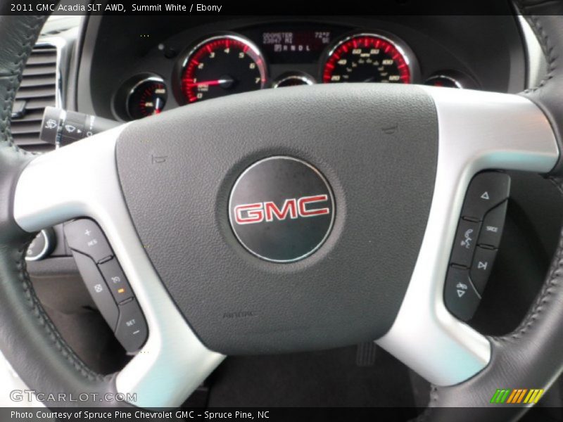 Summit White / Ebony 2011 GMC Acadia SLT AWD