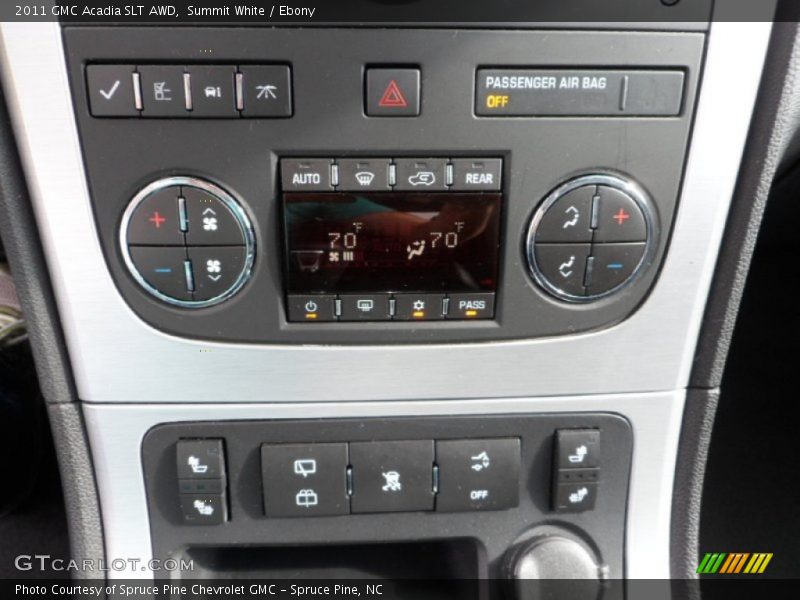 Summit White / Ebony 2011 GMC Acadia SLT AWD