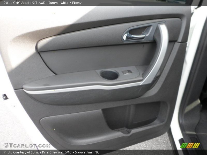 Summit White / Ebony 2011 GMC Acadia SLT AWD
